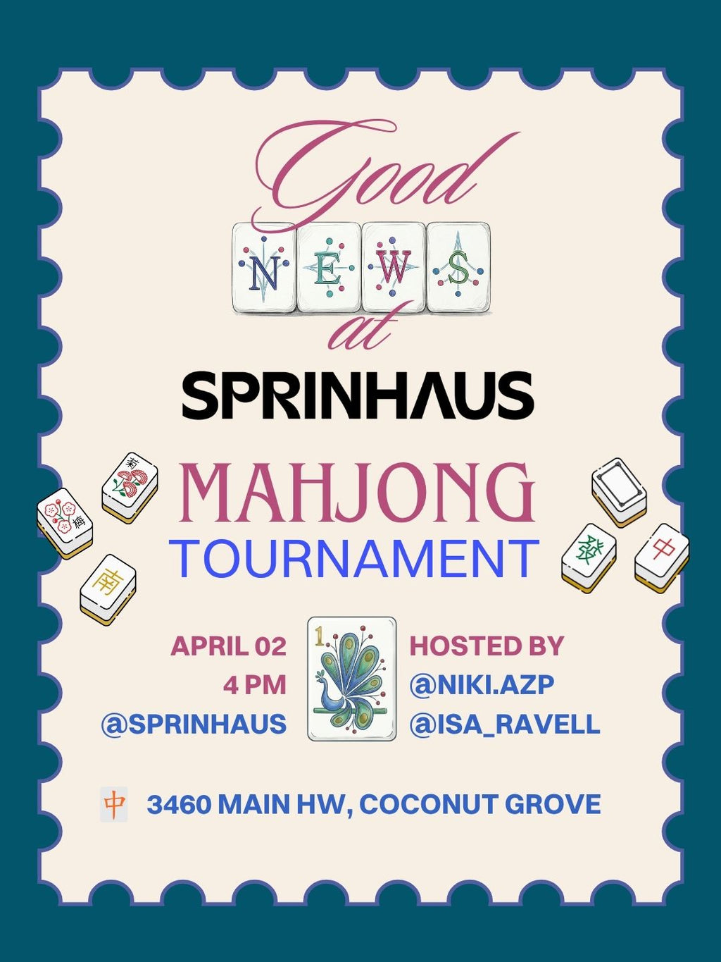 Sprinhaus Mahjong Tournament